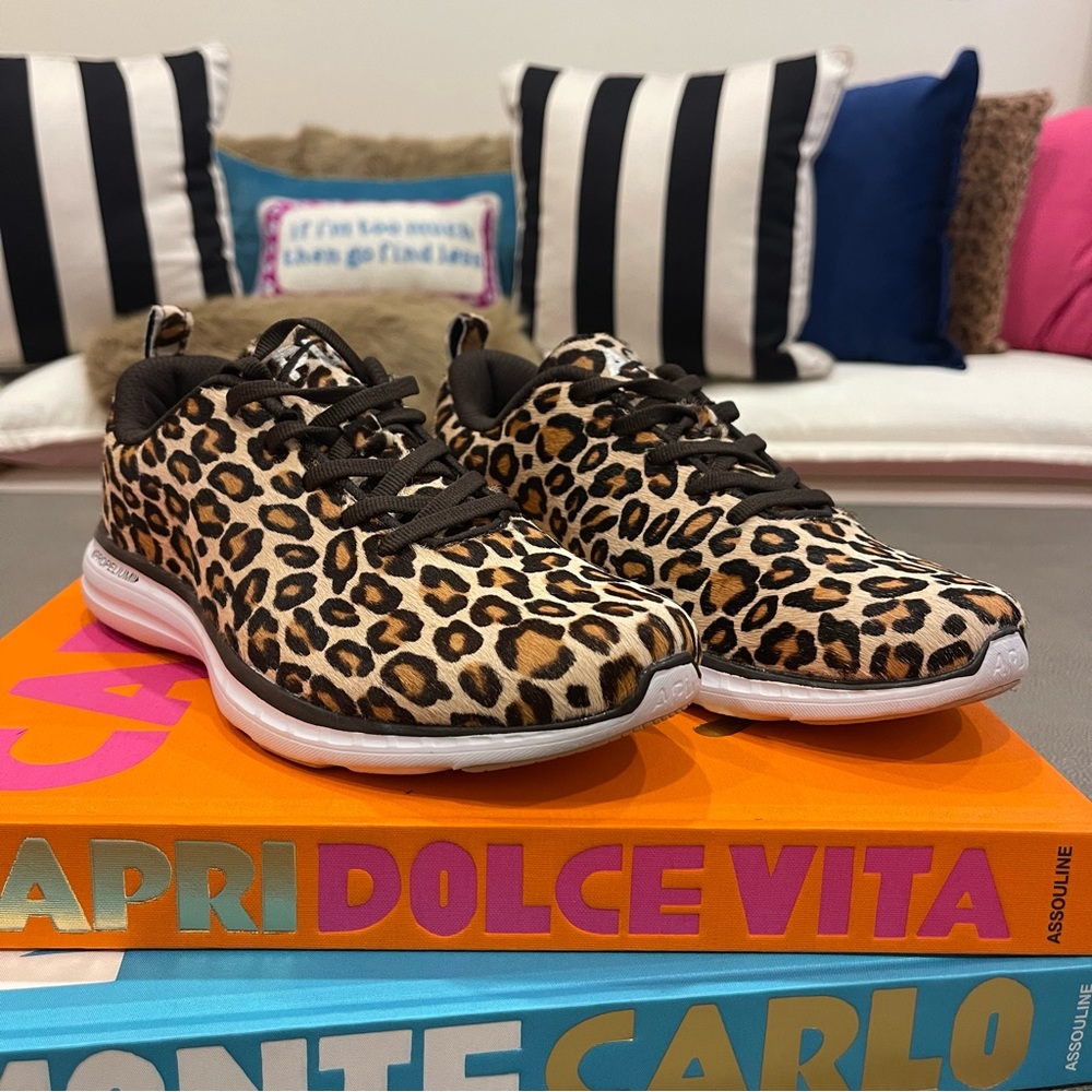 APL Phantom Sneakers - Calf Hair Cheetah - 7